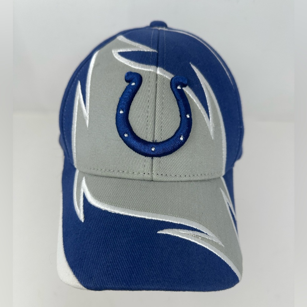 Indianapolis Colts Reebok Team Apparel One Size Blue Hat Authentic NFL Cap L1